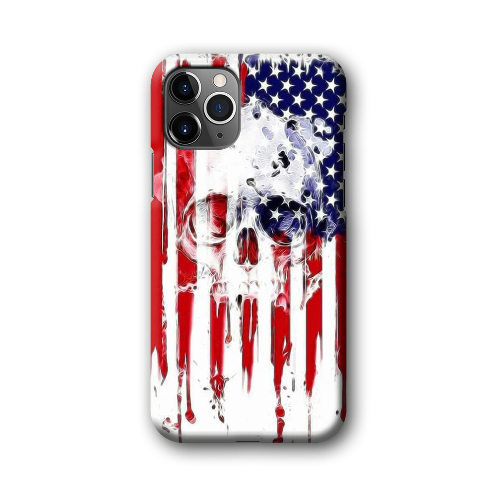 USA Flag Skull iPhone 11 Pro Max Case-Phone Case-3D Case-Altracase