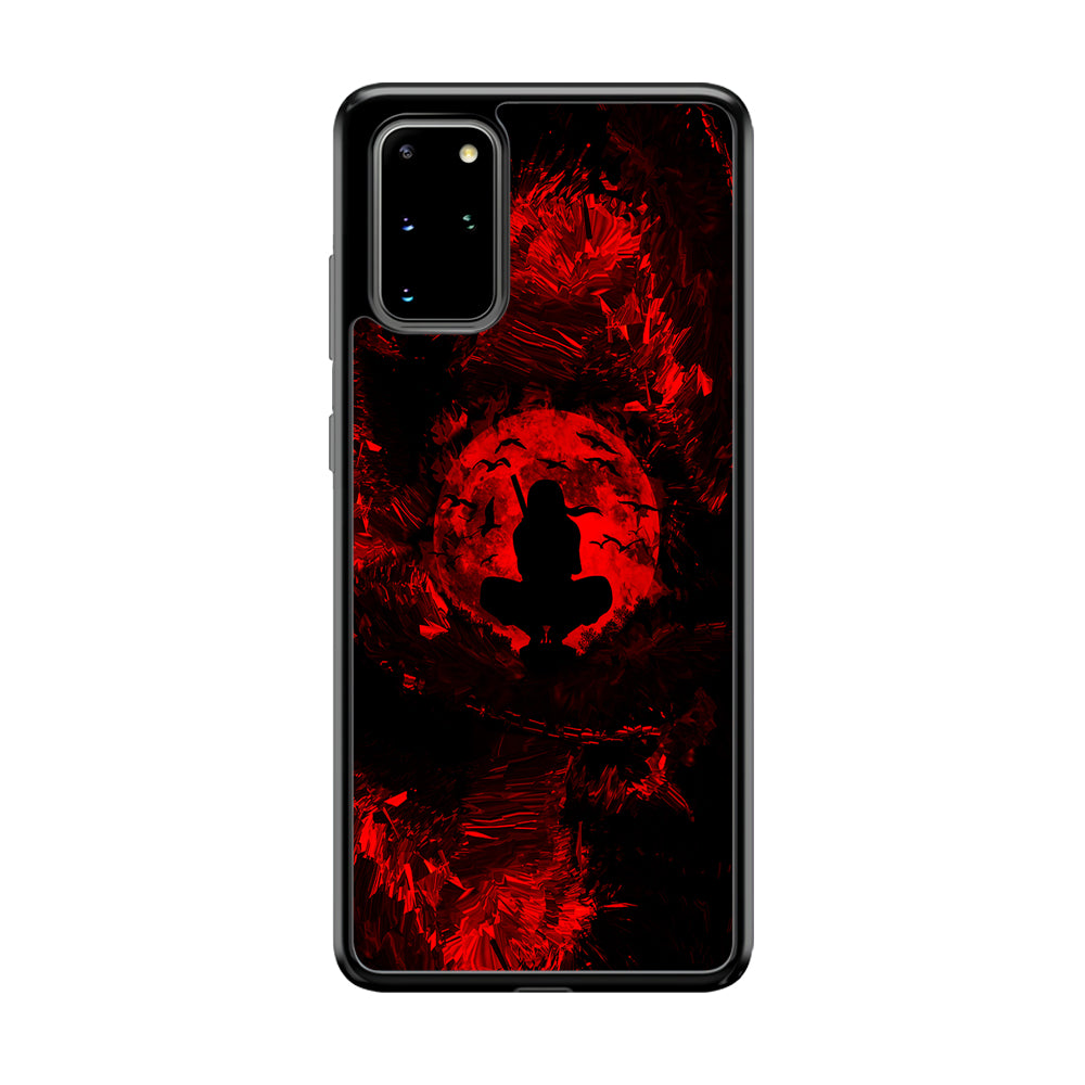 Uchiha Itachi Silhouette Samsung Galaxy S20 Plus Case-Phone Case-Tempered Glass Case-Altracase