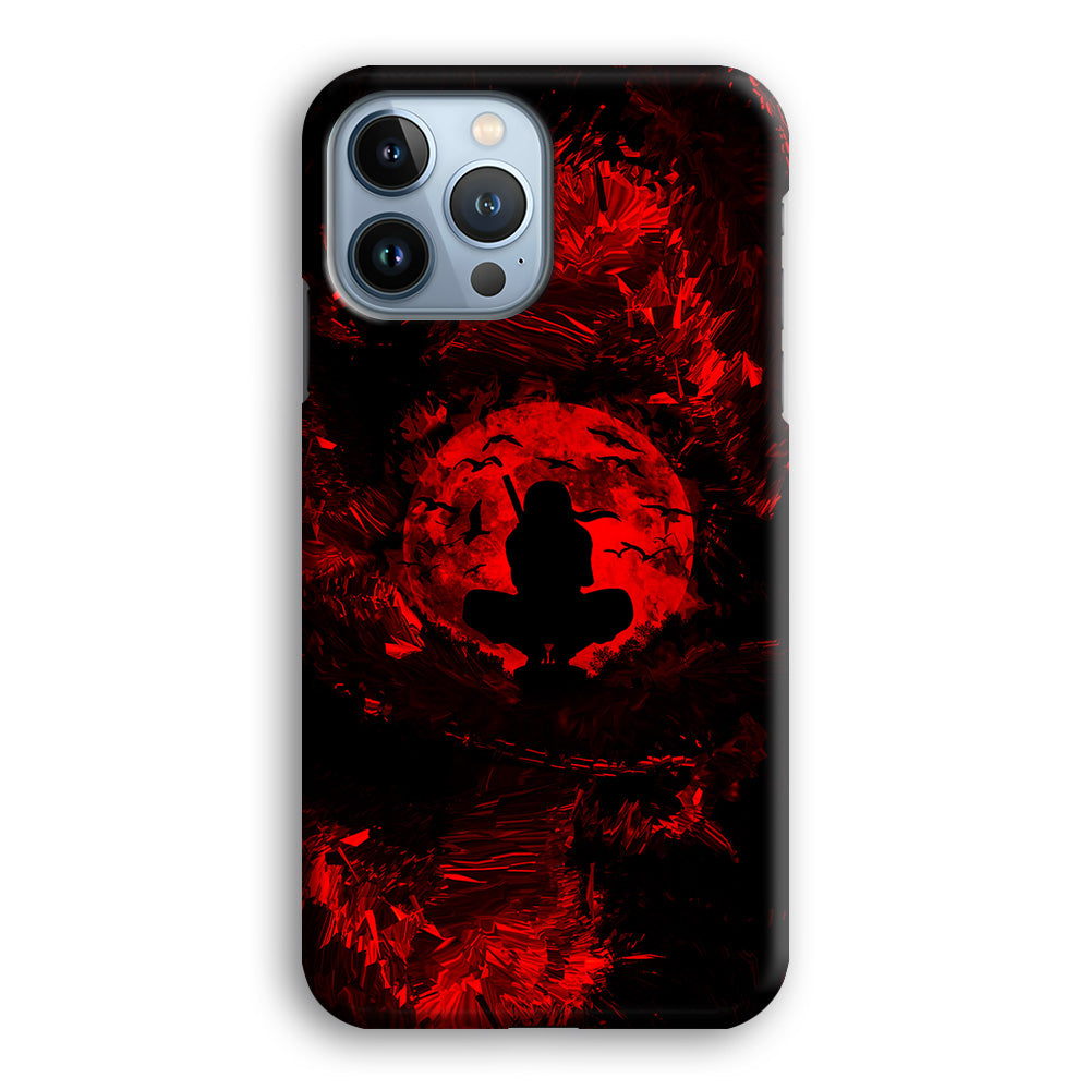 Uchiha Itachi Silhouette iPhone 15 Pro Case-Phone Case-3D Case-Altracase