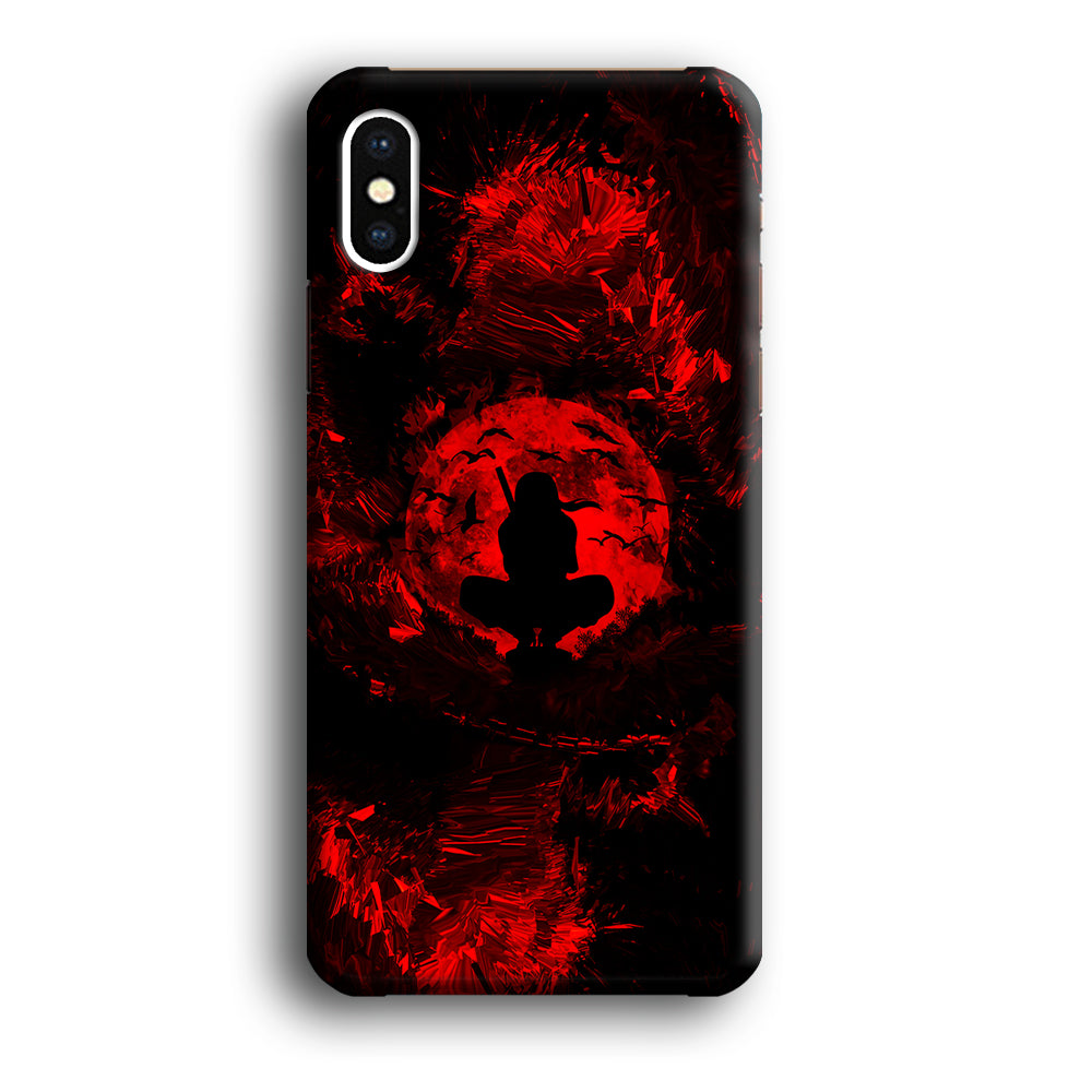 Uchiha Itachi Silhouette iPhone Xs Case-Phone Case-3D Case-Altracase