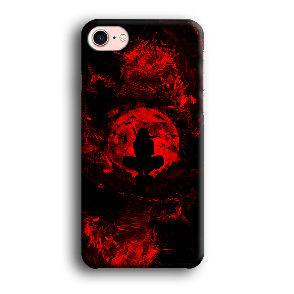 Uchiha Itachi Silhouette iPhone SE 2020 Case-Phone Case-3D Case-Altracase