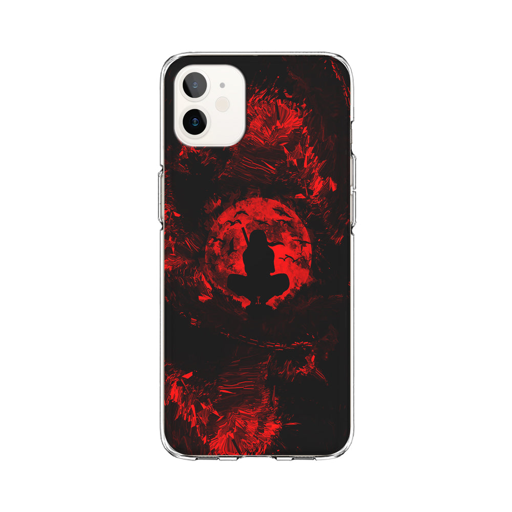 Uchiha Itachi Silhouette iPhone 11 Case-Phone Case-Clear Soft Case-Altracase