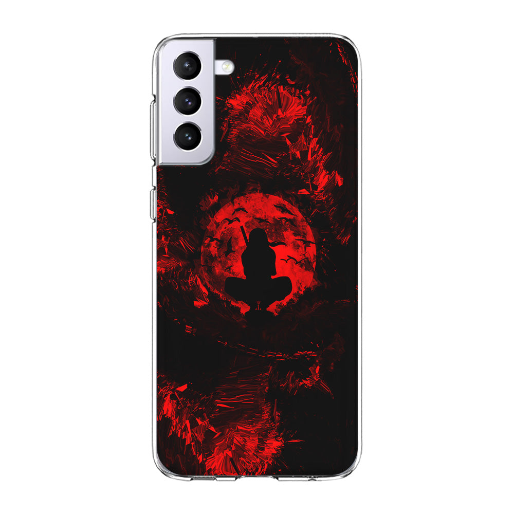 Uchiha Itachi Silhouette Samsung Galaxy S24 Case-Phone Case-Clear Soft Case-Altracase