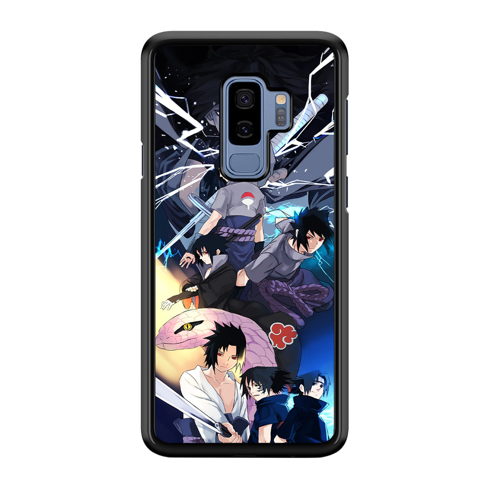 Uchiha Sasuke Growth Samsung Galaxy S9 Plus Case-Phone Case-Rubber Black (2D Case)-Altracase