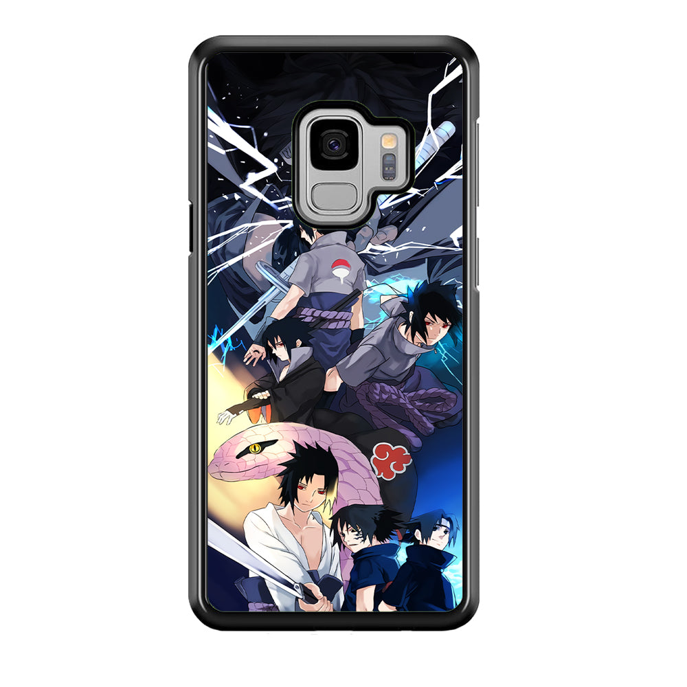 Uchiha Sasuke Growth Samsung Galaxy S9 Case-Phone Case-Rubber Black (2D Case)-Altracase