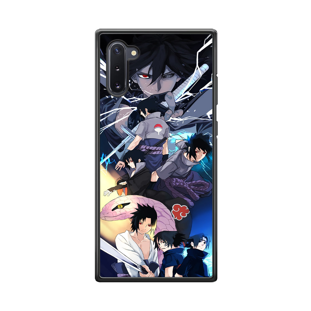 Uchiha Sasuke Growth Samsung Galaxy Note 10 Case-Phone Case-Rubber Black (2D Case)-Altracase