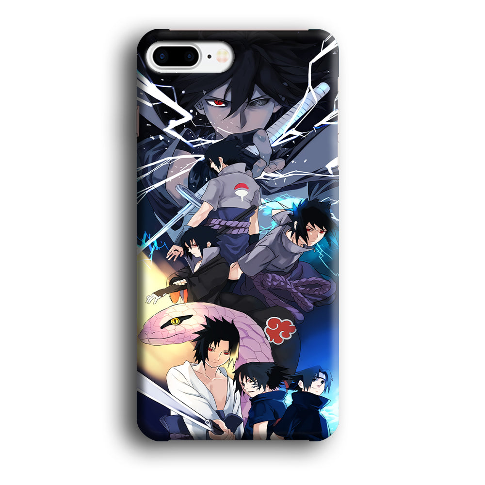 Uchiha Sasuke Growth iPhone 8 Plus Case-Phone Case-3D Case-Altracase