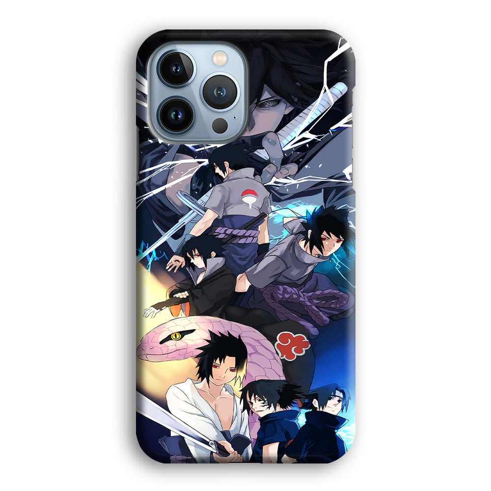 Uchiha Sasuke Growth iPhone 15 Pro Case-Phone Case-3D Case-Altracase