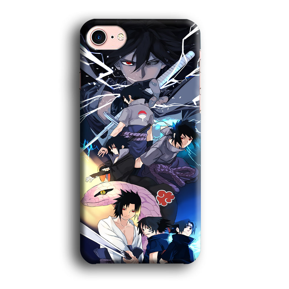 Uchiha Sasuke Growth iPhone SE 2020 Case-Phone Case-3D Case-Altracase
