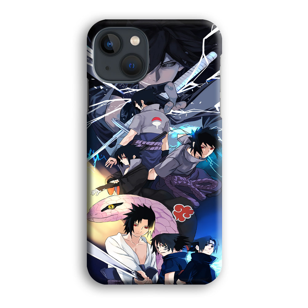 Uchiha Sasuke Growth iPhone 13 Mini Case-Phone Case-3D Case-Altracase