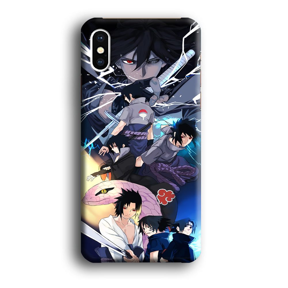 Uchiha Sasuke Growth iPhone Xs Case-Phone Case-3D Case-Altracase