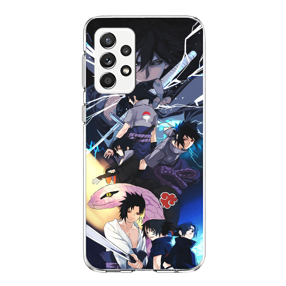 Uchiha Sasuke Growth Samsung Galaxy A52 Case-Phone Case-Clear Soft Case-Altracase