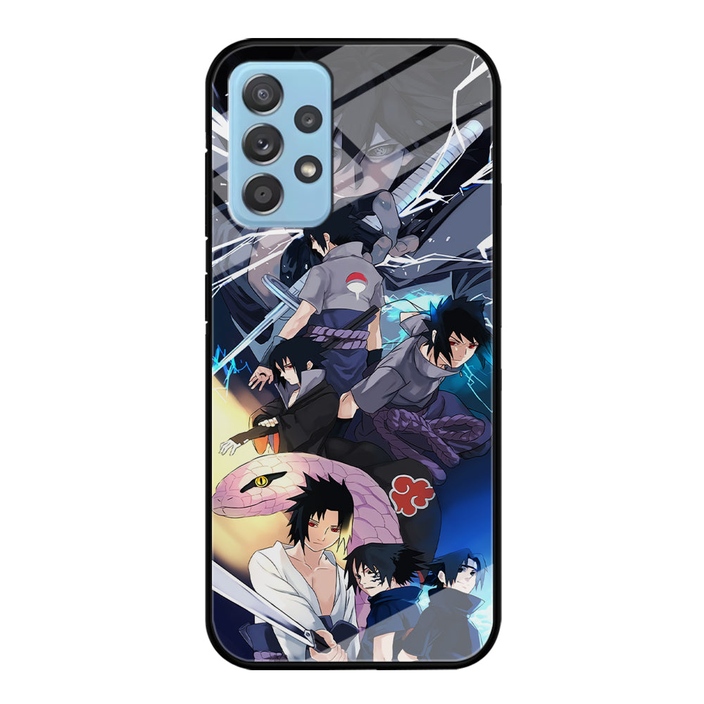 Uchiha Sasuke Growth Samsung Galaxy A72 Case-Phone Case-Tempered Glass Case-Altracase