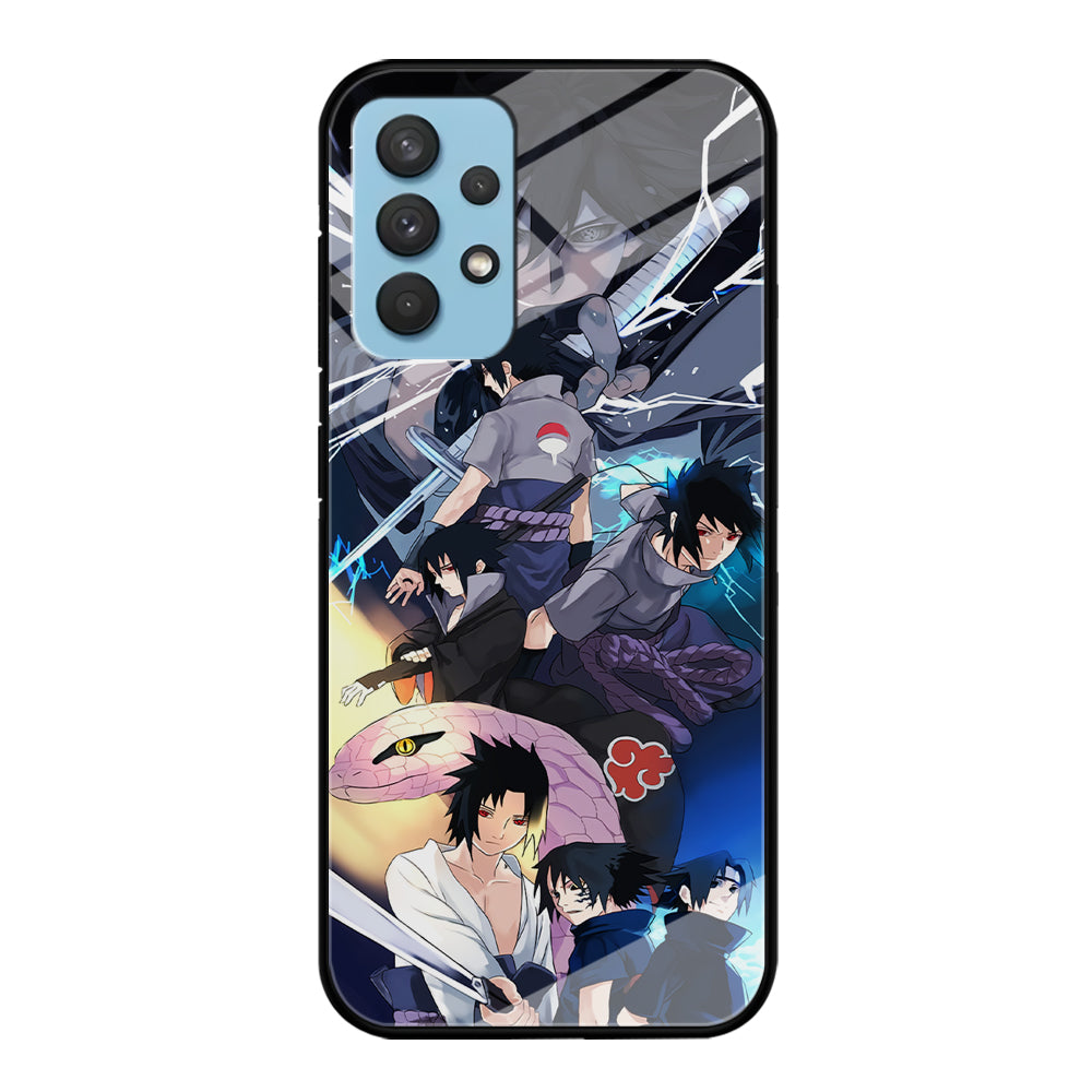 Uchiha Sasuke Growth Samsung Galaxy A32 Case-Phone Case-Tempered Glass Case-Altracase