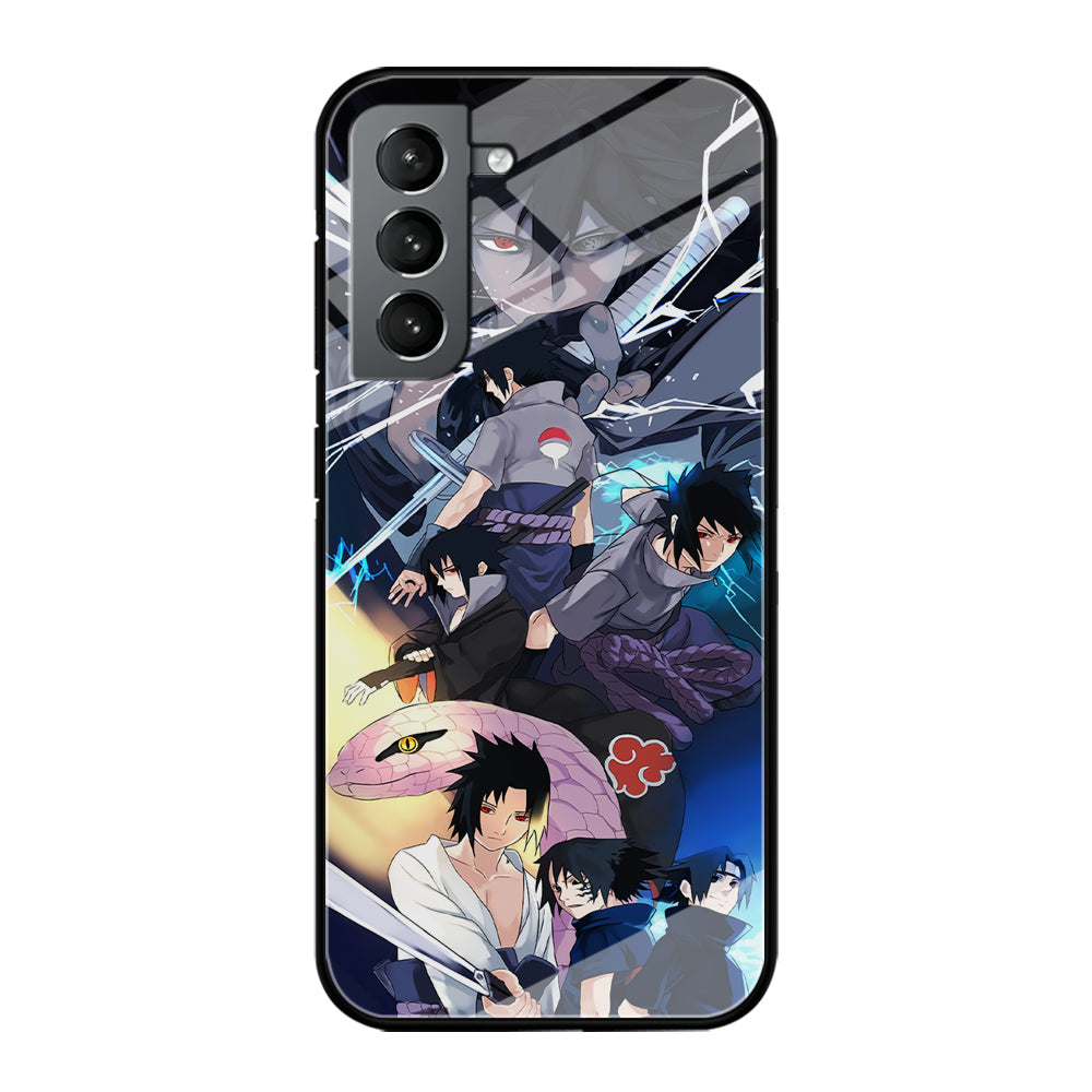 Uchiha Sasuke Growth Samsung Galaxy S23 Plus Case-Phone Case-Tempered Glass Case-Altracase