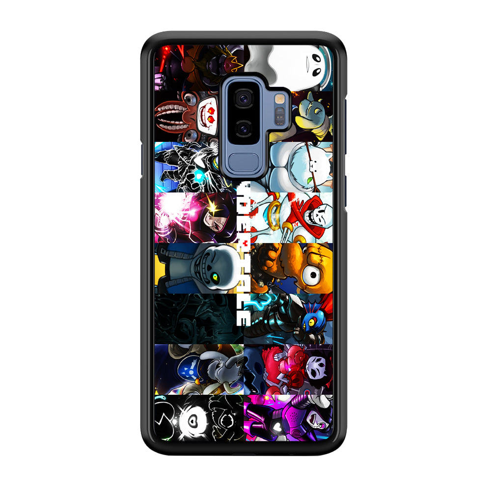 Undertale Collage Art Samsung Galaxy S9 Plus Case-Phone Case-Rubber Black (2D Case)-Altracase