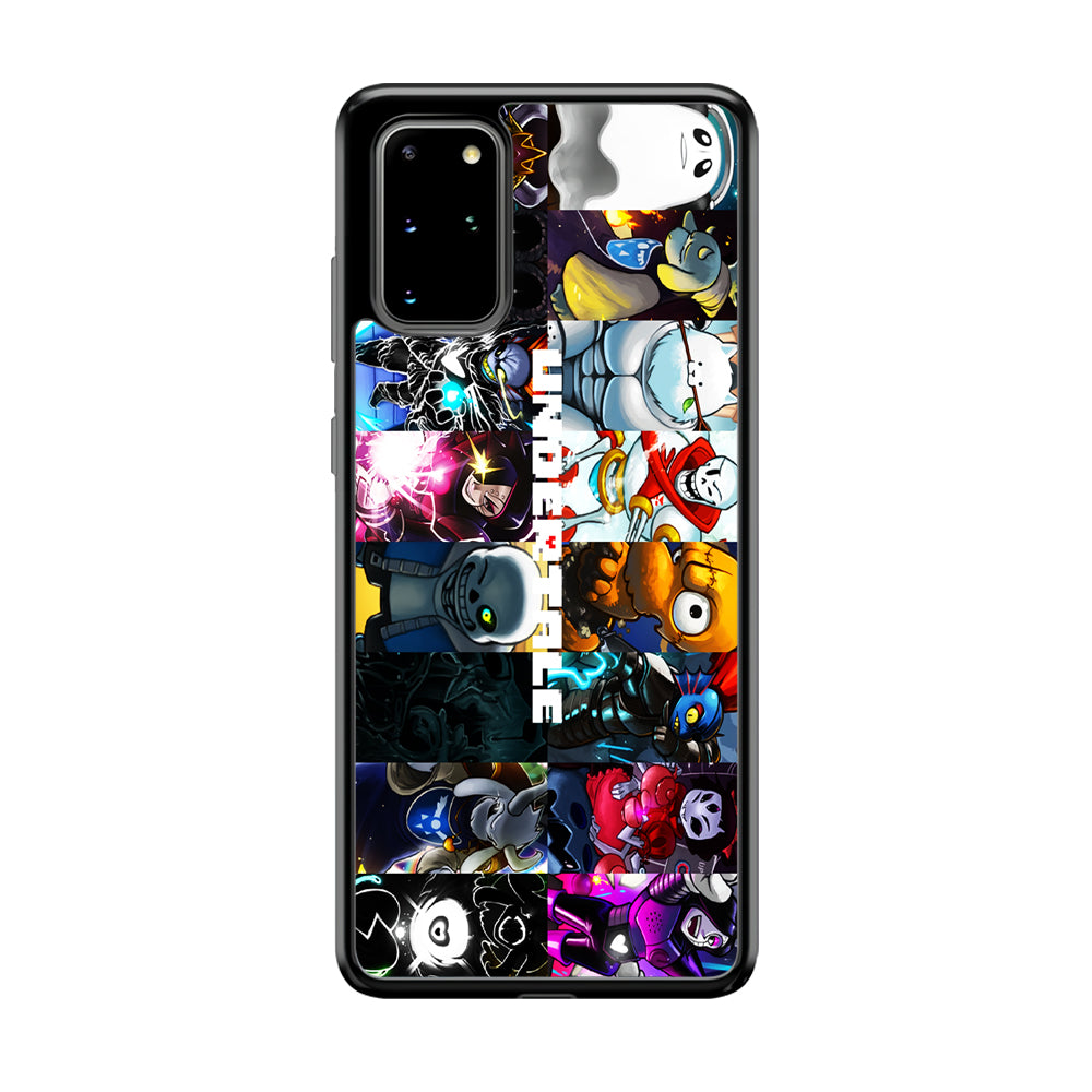 Undertale Collage Art Samsung Galaxy S20 Plus Case-Phone Case-Rubber Black (2D Case)-Altracase