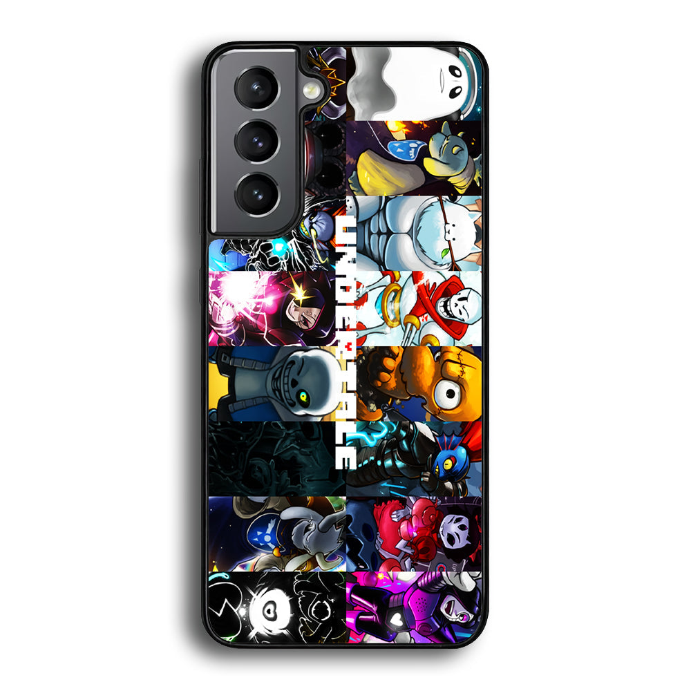 Undertale Collage Art Samsung Galaxy S24 Case-Phone Case-Rubber Black (2D Case)-Altracase