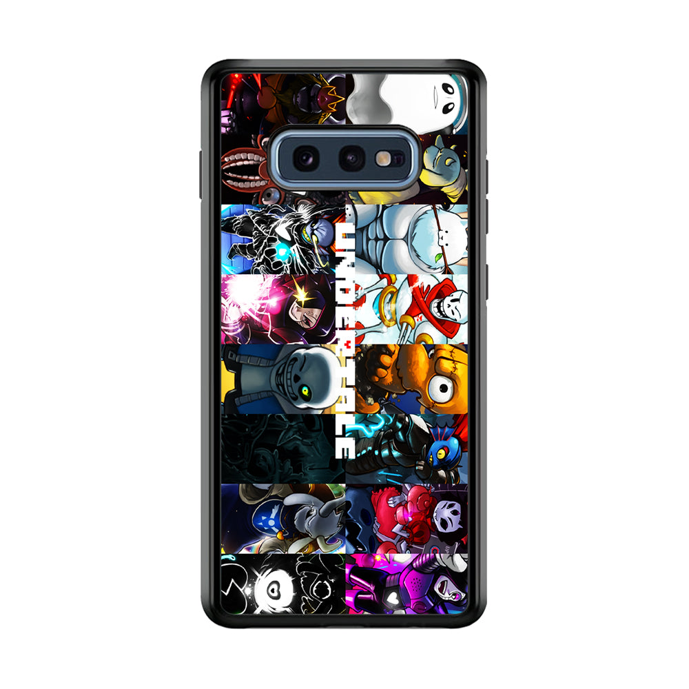 Undertale Collage Art Samsung Galaxy S10E Case-Phone Case-Rubber Black (2D Case)-Altracase