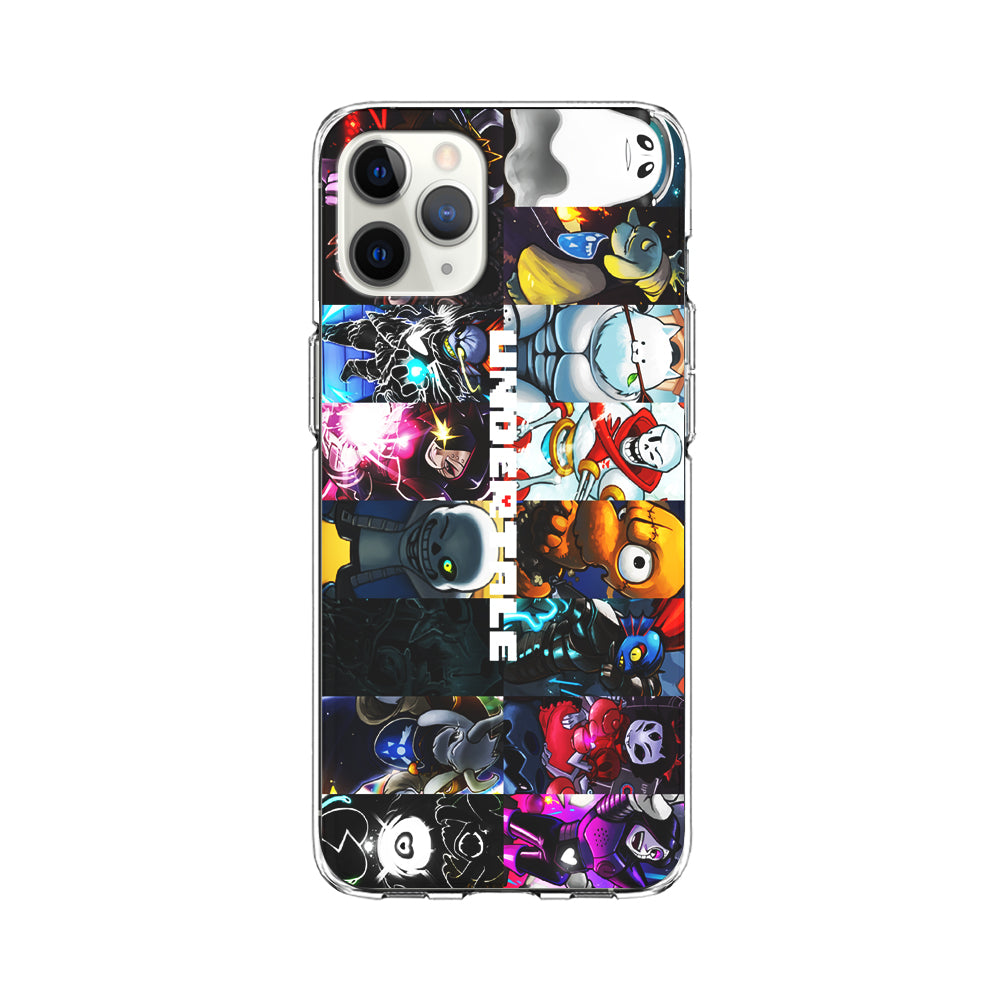 Undertale Collage Art iPhone 11 Pro Max Case-Phone Case-Clear Soft Case-Altracase