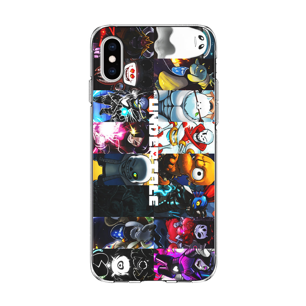 Undertale Collage Art iPhone Xs Case-Phone Case-Clear Soft Case-Altracase