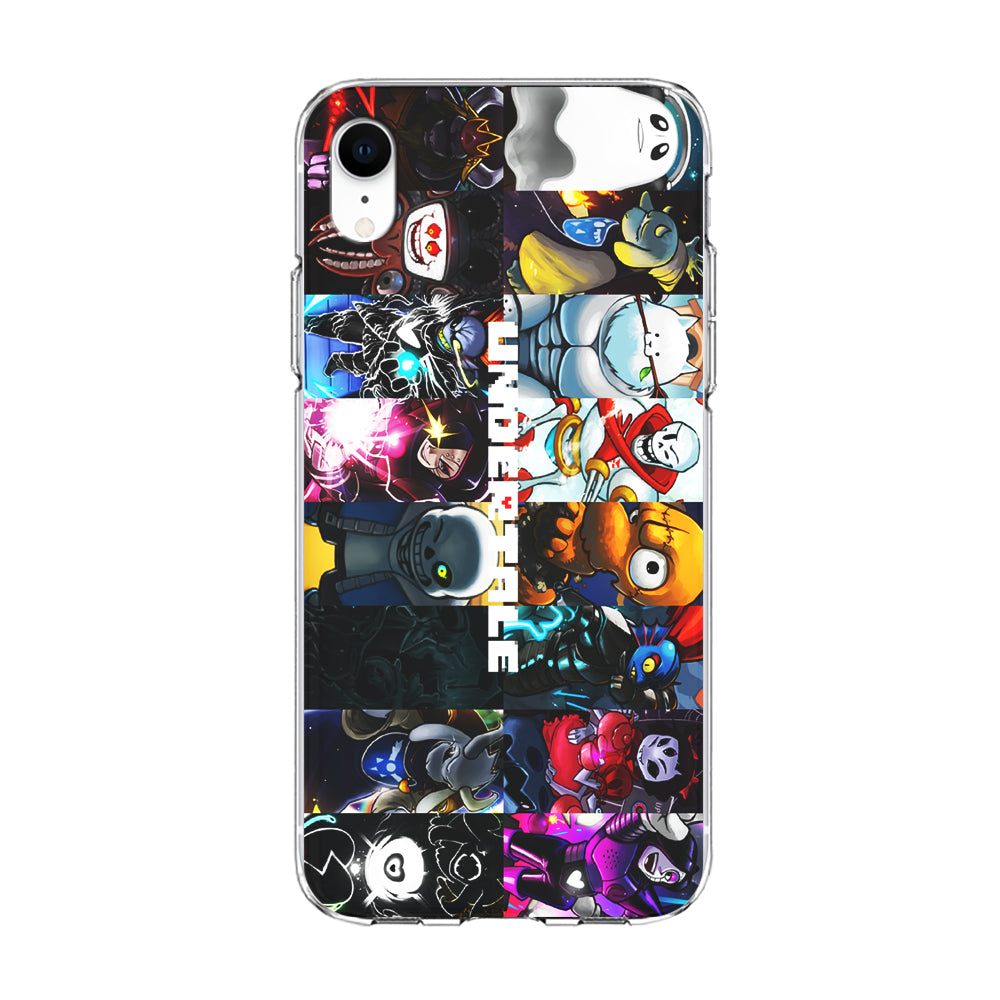 Undertale Collage Art iPhone XR Case-Phone Case-Clear Soft Case-Altracase