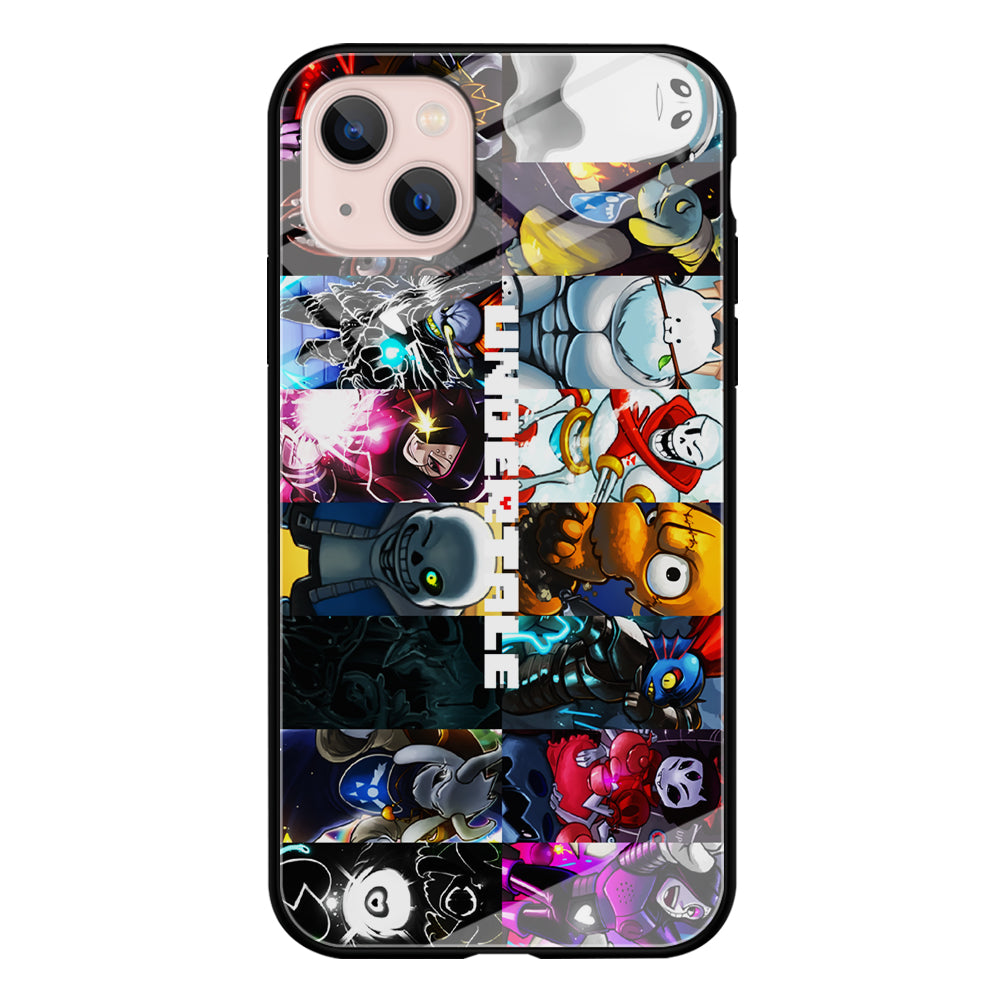 Undertale Collage Art iPhone 13 Mini Case-Phone Case-Tempered Glass Case-Altracase