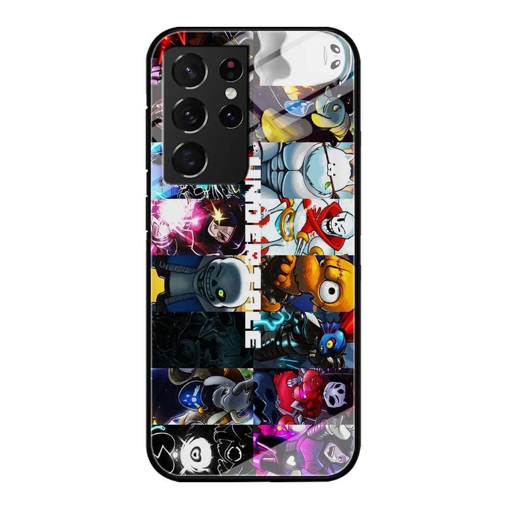Undertale Collage Art Samsung Galaxy S23 Ultra Case-Phone Case-Tempered Glass Case-Altracase
