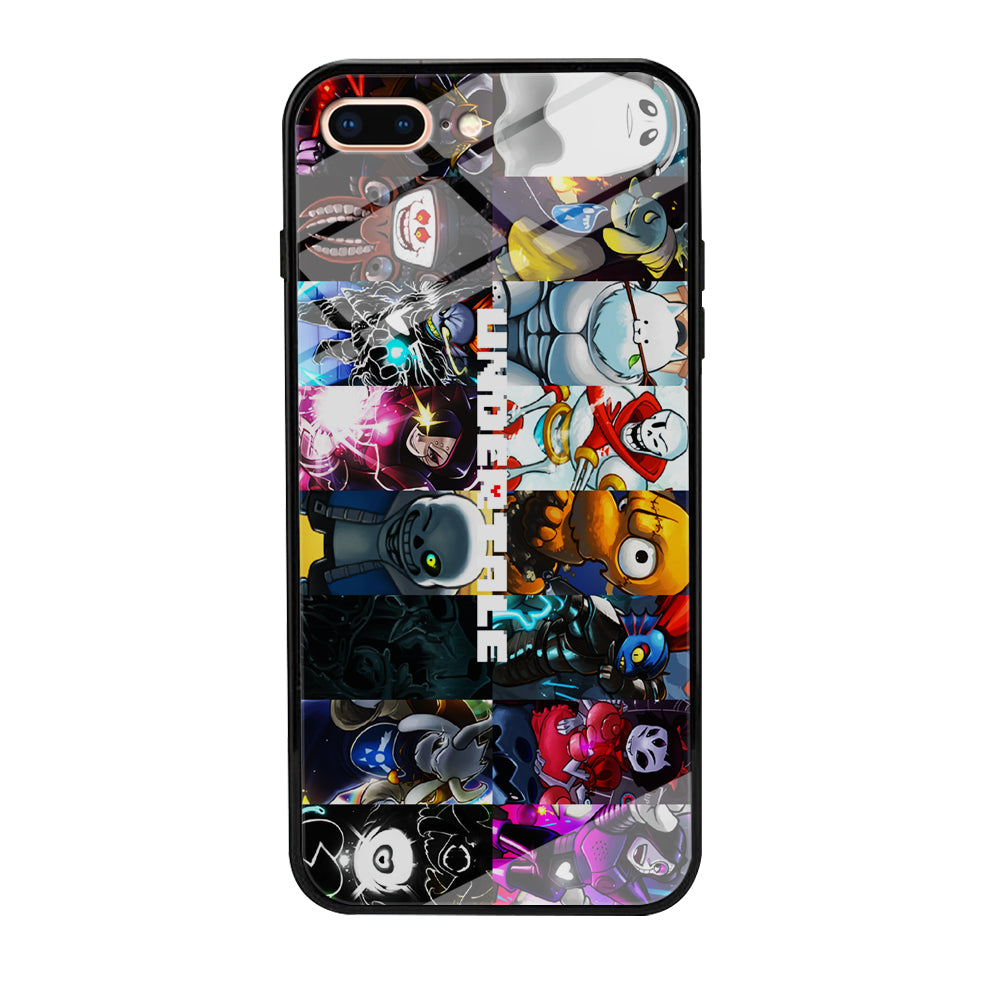 Undertale Collage Art iPhone 8 Plus Case-Phone Case-Tempered Glass Case-Altracase
