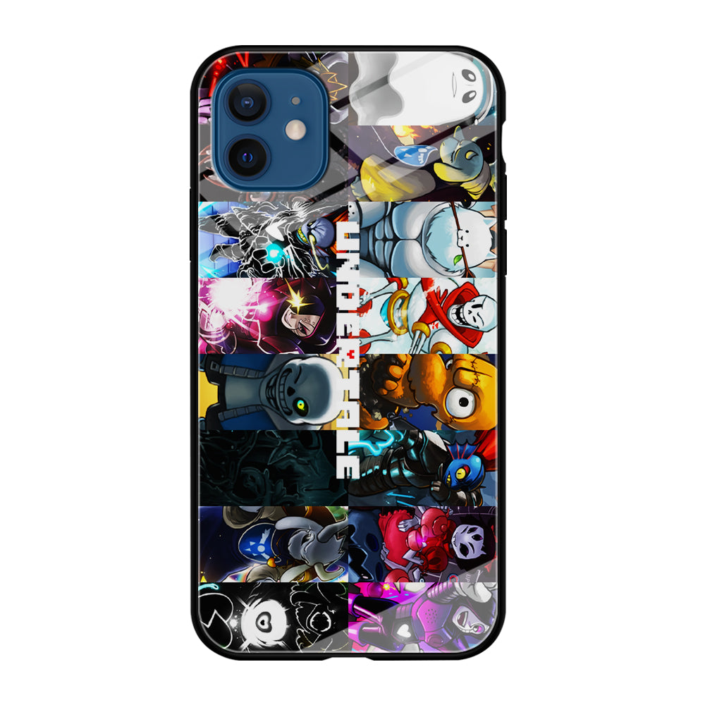 Undertale Collage Art iPhone 12 Case-Phone Case-Tempered Glass Case-Altracase