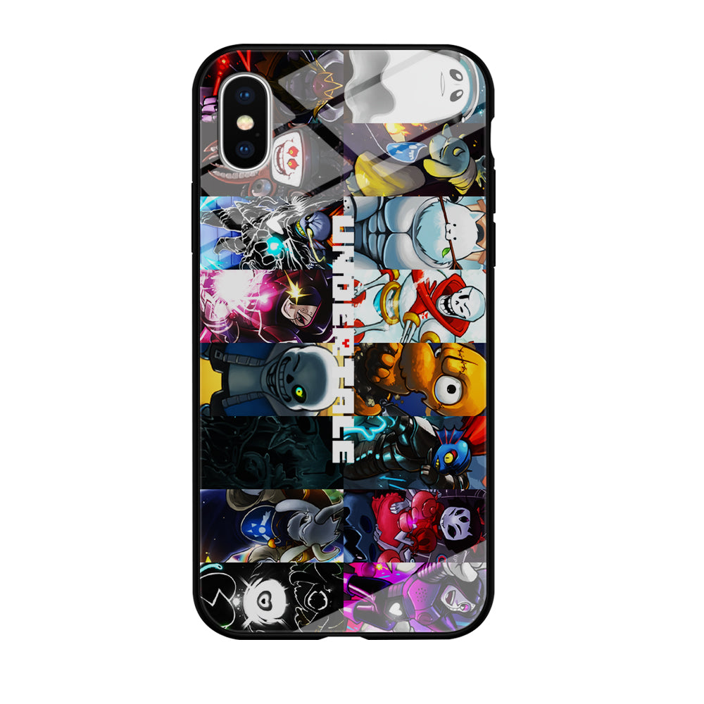 Undertale Collage Art iPhone Xs Case-Phone Case-Tempered Glass Case-Altracase