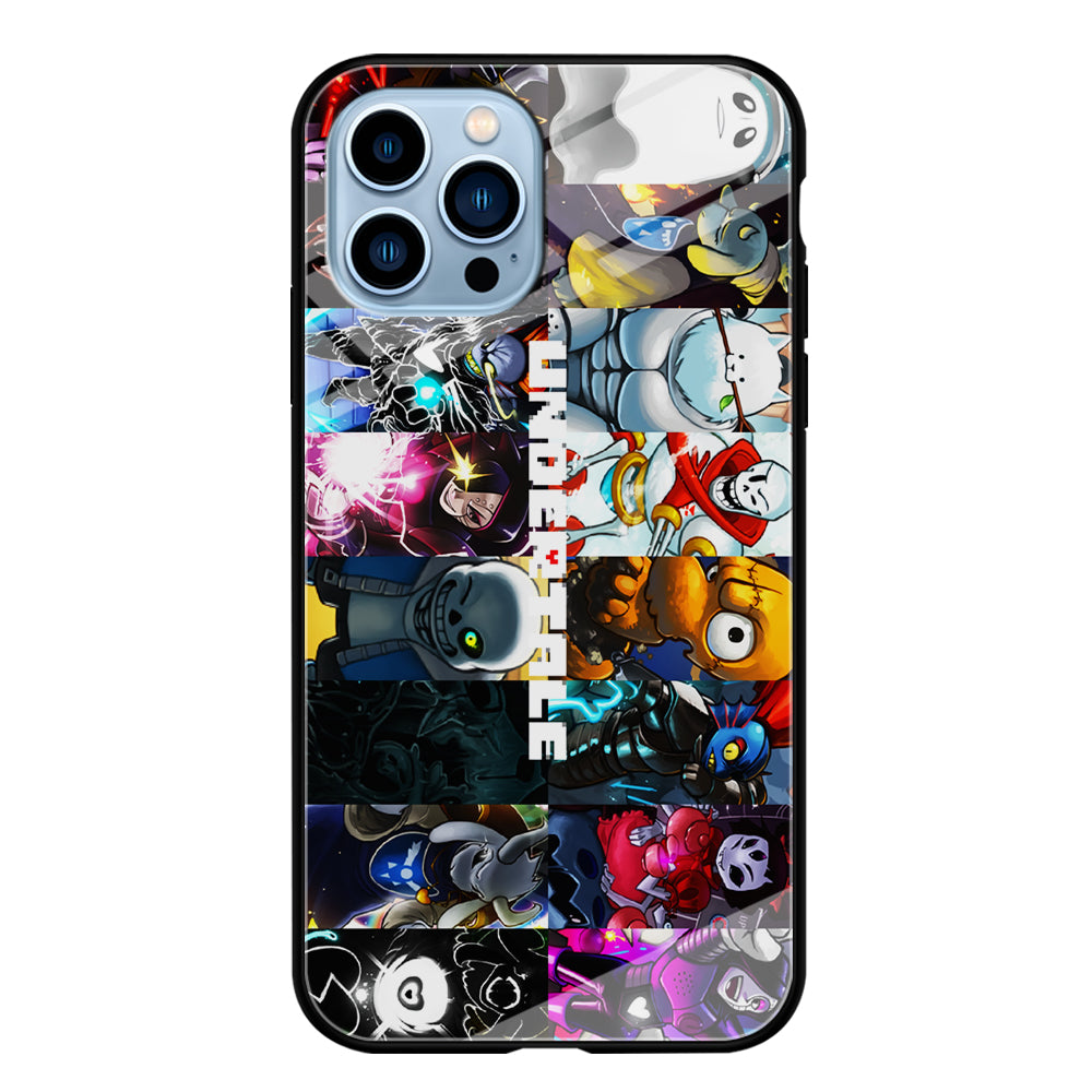 Undertale Collage Art iPhone 15 Pro Case-Phone Case-Tempered Glass Case-Altracase