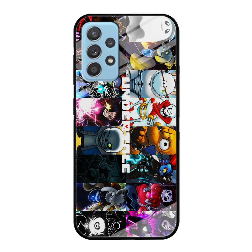 Undertale Collage Art Samsung Galaxy A52 Case-Phone Case-Tempered Glass Case-Altracase