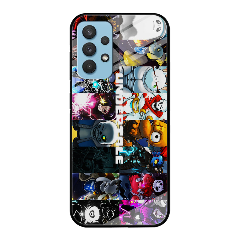Undertale Collage Art Samsung Galaxy A32 Case-Phone Case-Tempered Glass Case-Altracase