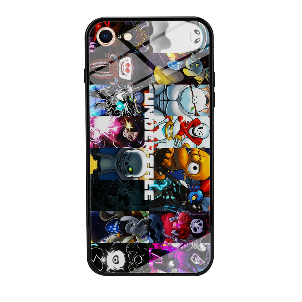 Undertale Collage Art iPhone 8 Case-Phone Case-Tempered Glass Case-Altracase