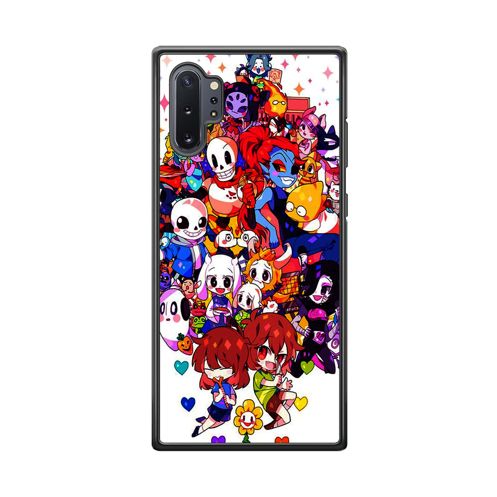 Undertale White Samsung Galaxy Note 10 Plus Case-Phone Case-Tempered Glass Case-Altracase