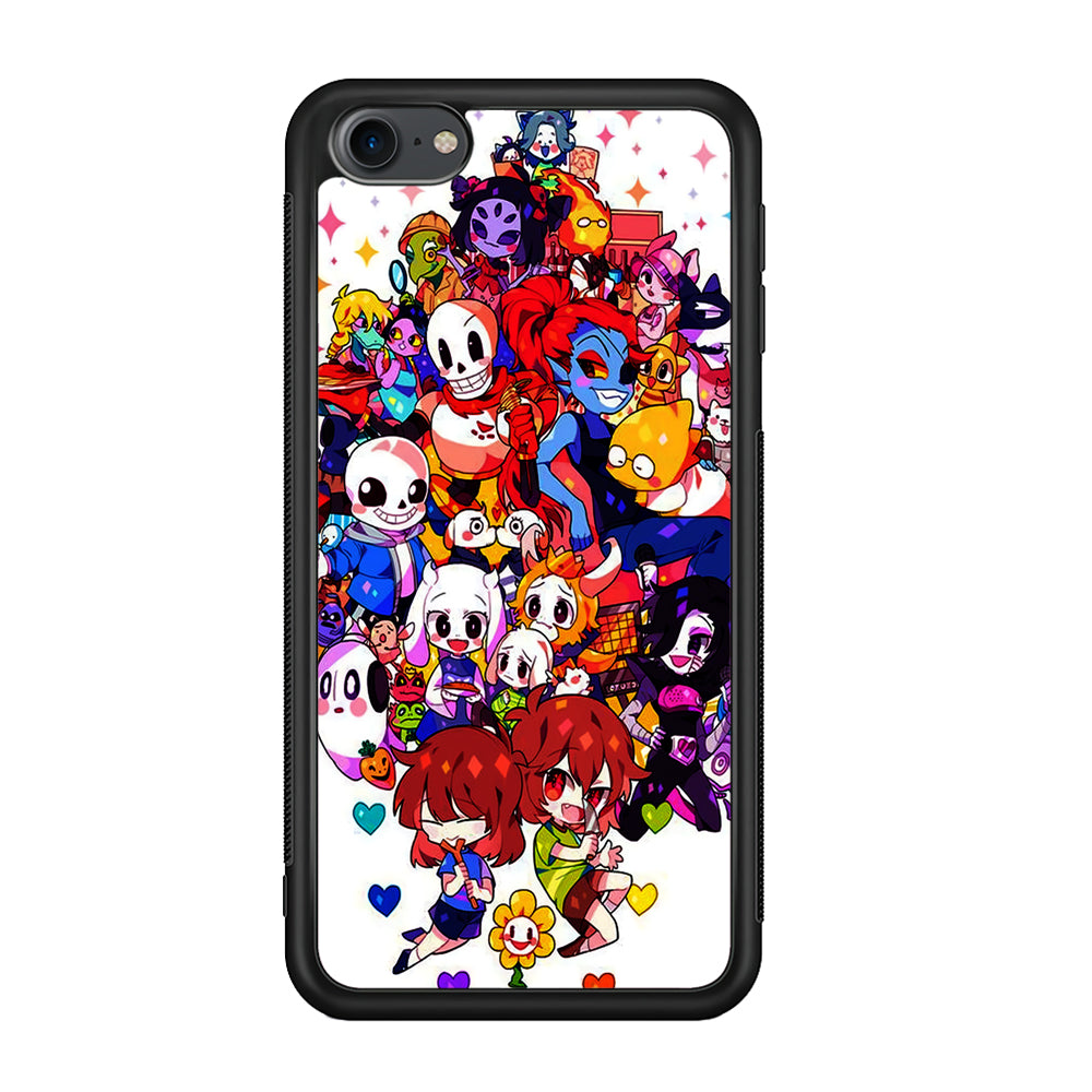 Undertale White iPod Touch 6 Case-Phone Case-Rubber White (2D Case)-Altracase