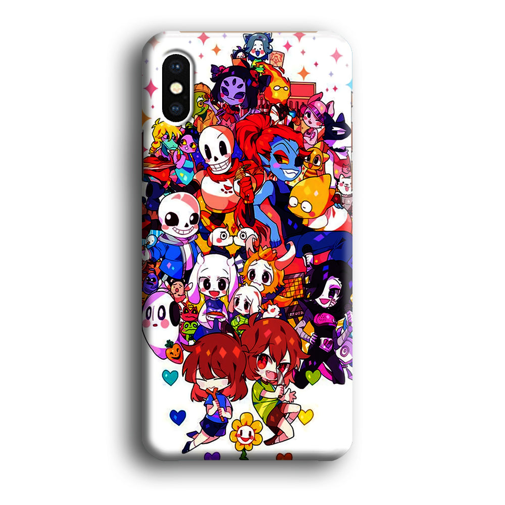 Undertale White iPhone Xs Case-Phone Case-3D Case-Altracase
