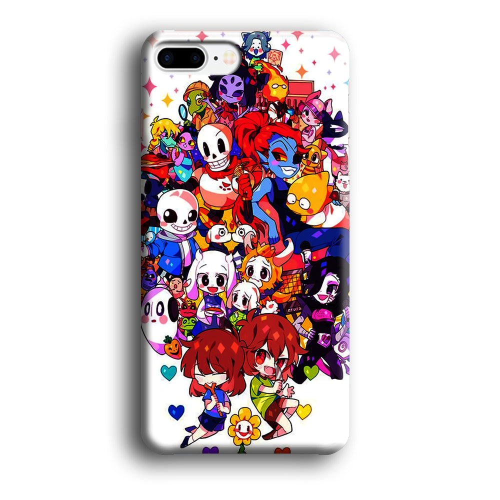 Undertale White iPhone 8 Plus Case-Phone Case-3D Case-Altracase