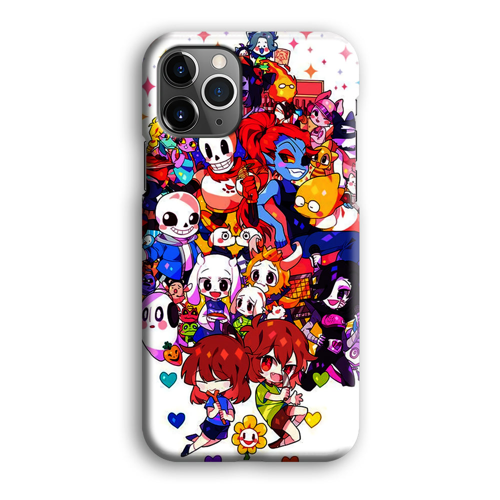 Undertale White iPhone 12 Pro Max Case-Phone Case-3D Case-Altracase
