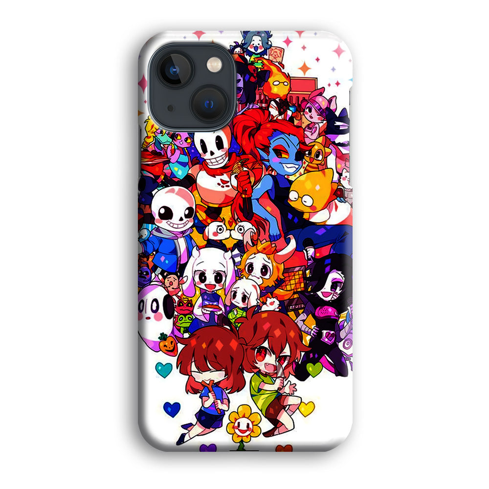 Undertale White iPhone 13 Mini Case-Phone Case-3D Case-Altracase