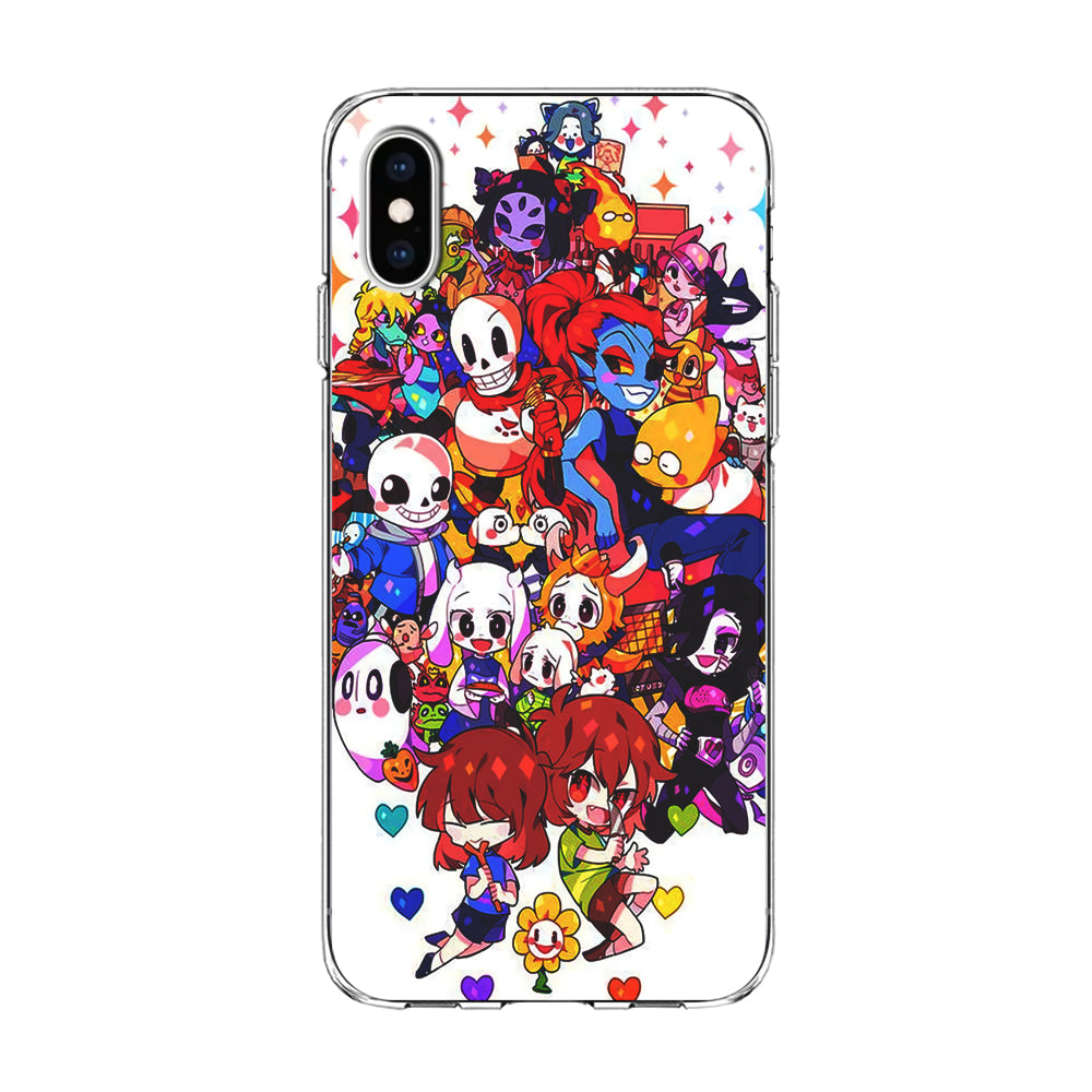 Undertale White iPhone Xs Case-Phone Case-Clear Soft Case-Altracase