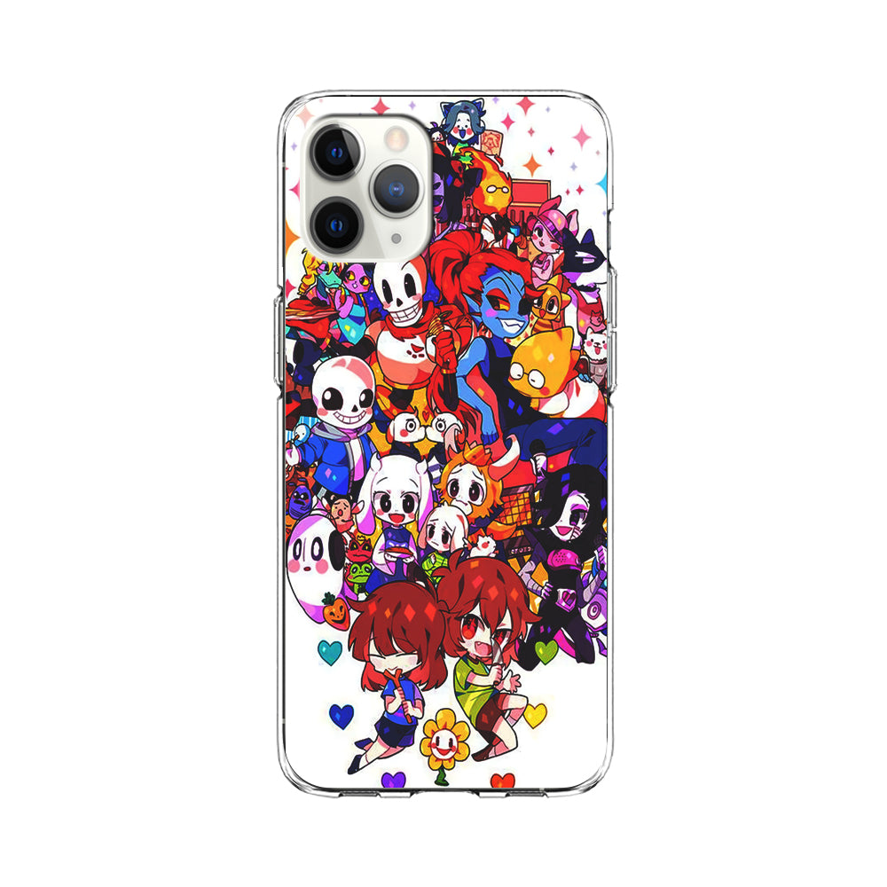 Undertale White iPhone 11 Pro Max Case-Phone Case-Clear Soft Case-Altracase