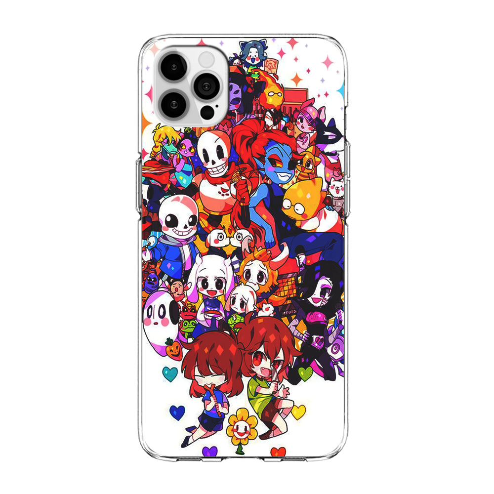 Undertale White iPhone 15 Pro Case-Phone Case-Clear Soft Case-Altracase