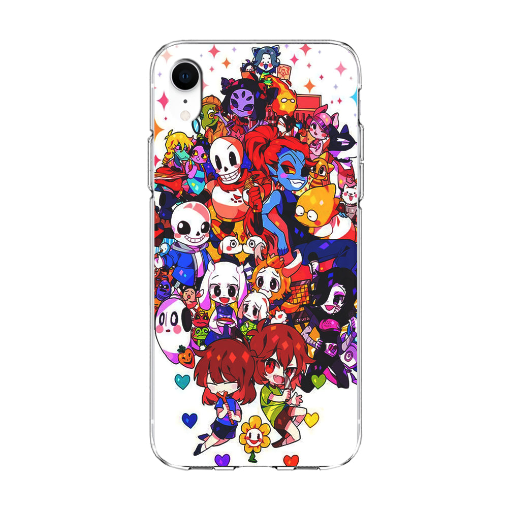 Undertale White iPhone XR Case-Phone Case-Clear Soft Case-Altracase