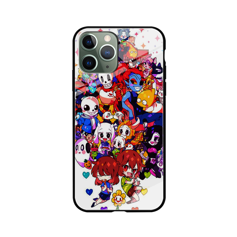 Undertale White iPhone 11 Pro Max Case-Phone Case-Tempered Glass Case-Altracase