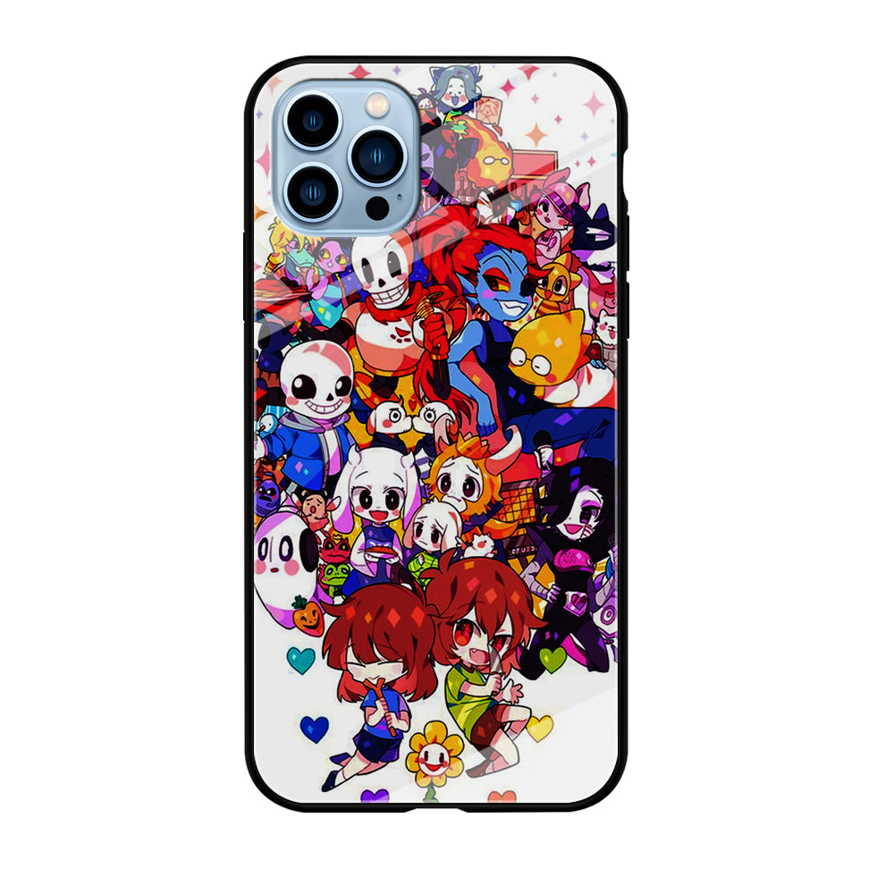 Undertale White iPhone 12 Pro Max Case-Phone Case-Tempered Glass Case-Altracase