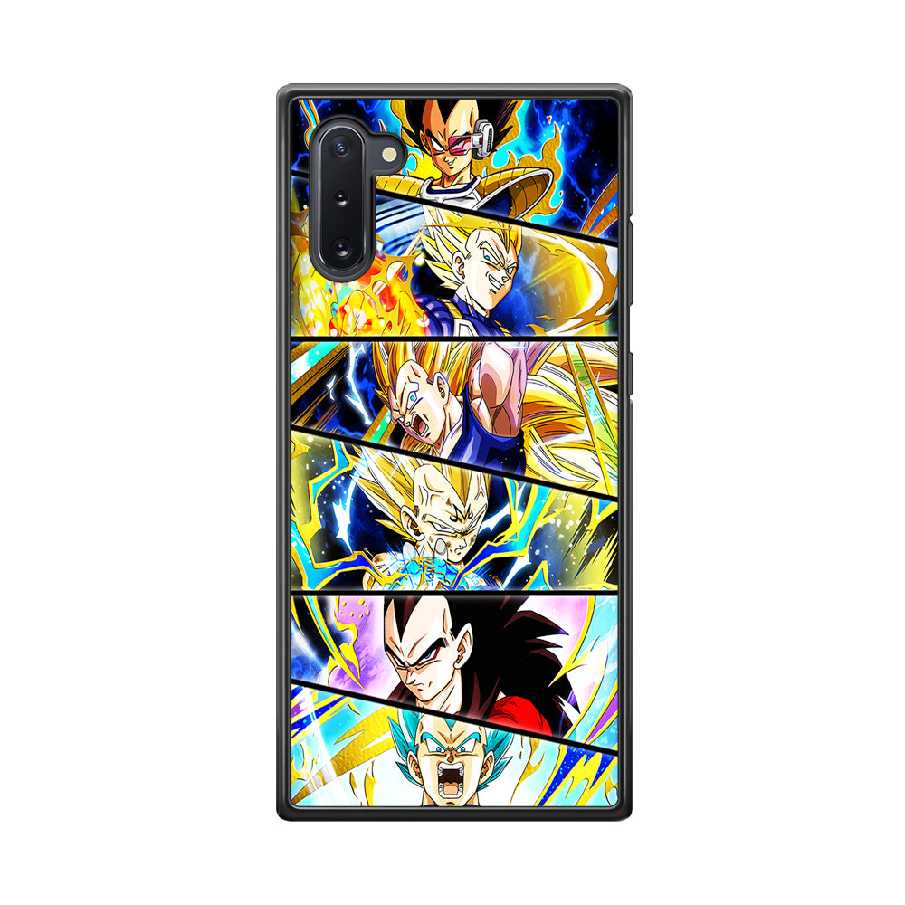 Vegeta Collage Dragon Ball Samsung Galaxy Note 10 Case-Phone Case-Tempered Glass Case-Altracase