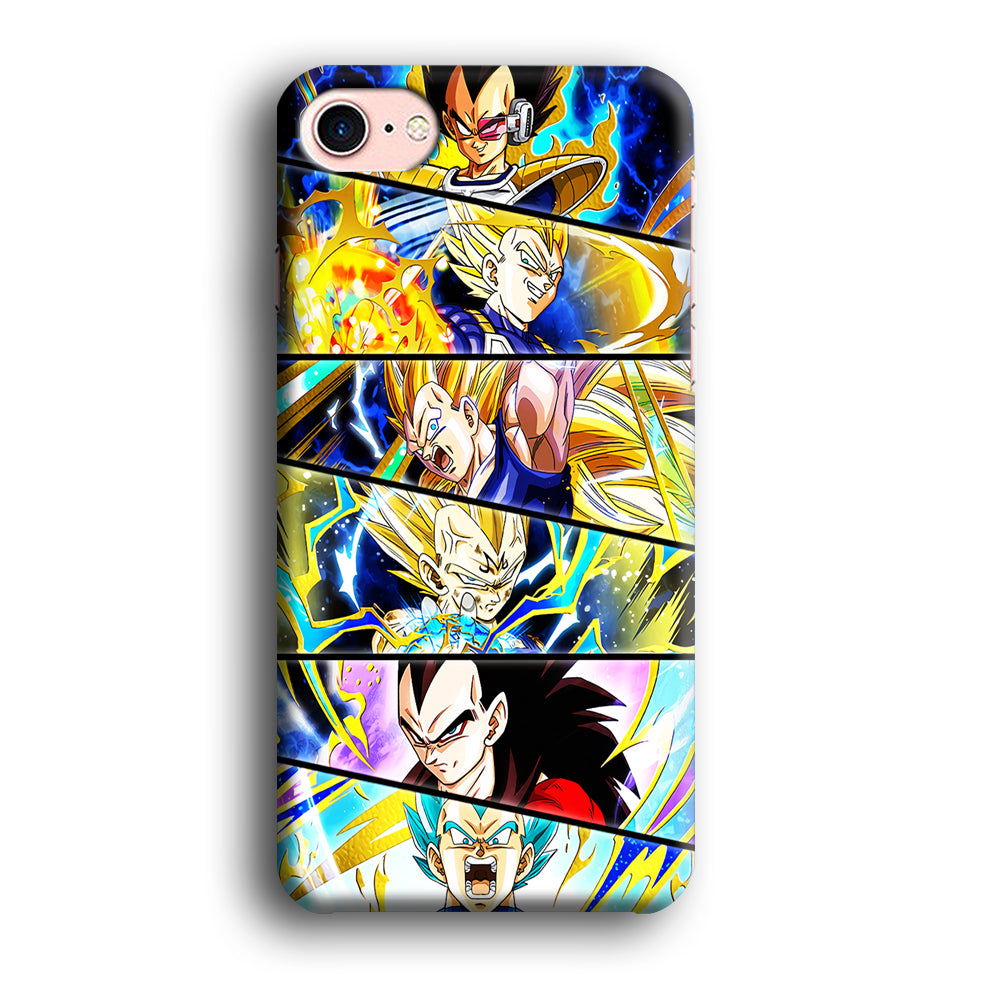 Vegeta Collage Dragon Ball iPhone SE 2020 Case-Phone Case-3D Case-Altracase