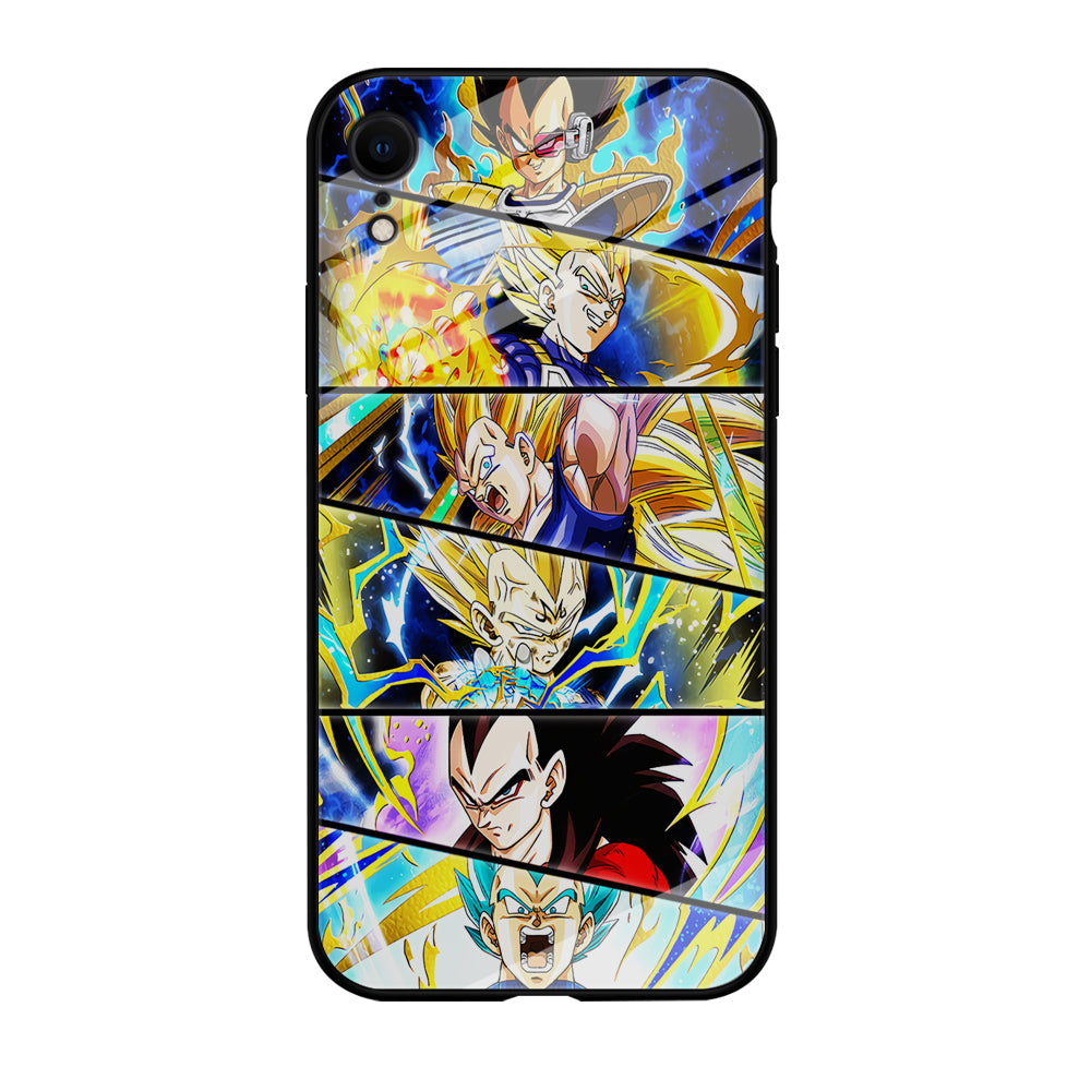 Vegeta Collage Dragon Ball iPhone XR Case-Phone Case-Tempered Glass Case-Altracase